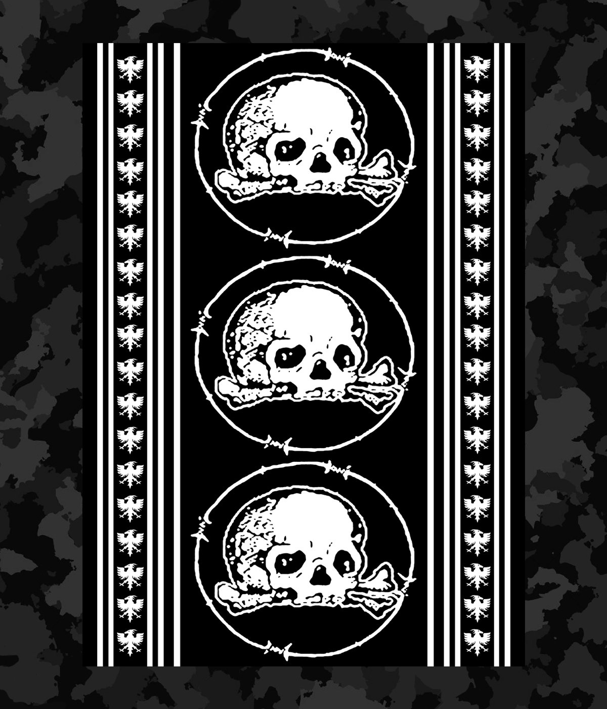 Conqueror W.C.S Death Banner / Black | By Force Propaganda